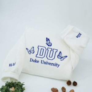 Custom Embroidered Initials Hoodie - Personalized Graduation Back to School Gift