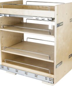14" No Wiggle Soft Close Base Cabinet Pull Out Shelves for 18" Base Cabinets