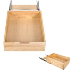 Preassembled 19-1/4" Wide Solid Wood Soft Close Roll Out Cabinet Drawer for 21"W Base Cabinets